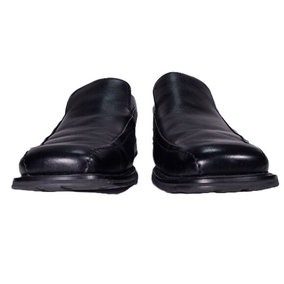 Florsheim Corbin Black Leather Dress Shoes Mens 11 WIDE Slip On Loafers 18304-01 - Picture 8 of 16